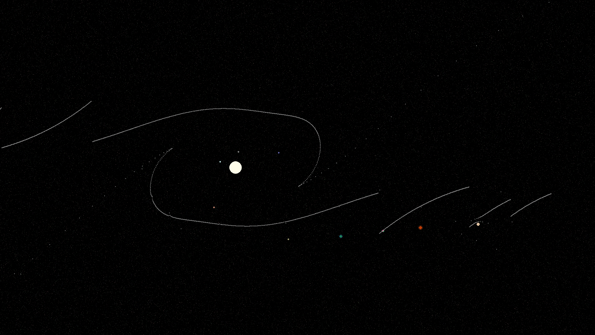 2D Space Simulation